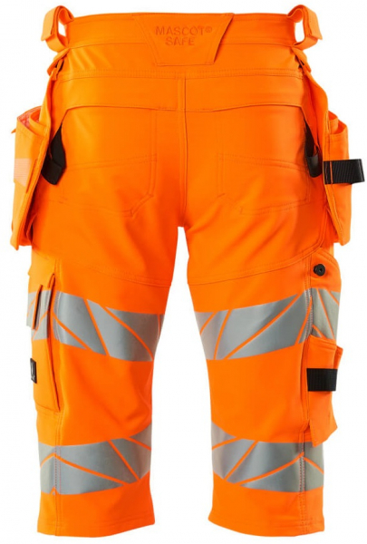 MASCOT-Workwear, Warnschutz-Shorts, lang, ACCELERATE SAFE, high vis orange