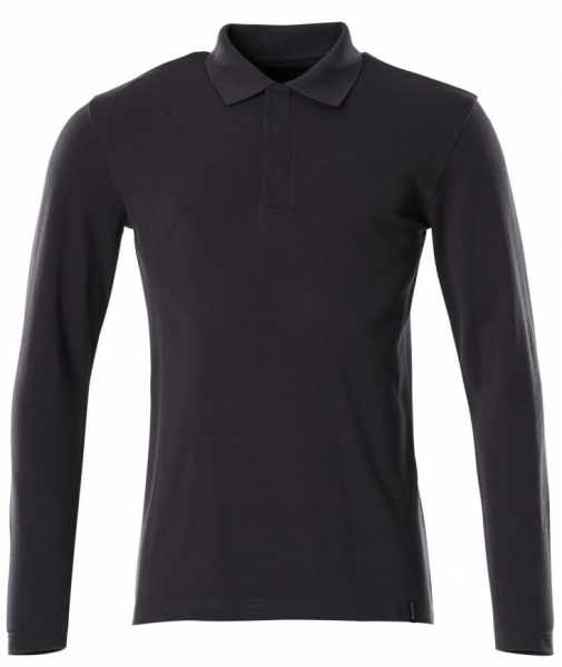 MASCOT-Worker-Shirts, Polo-Shirt, langarm, schwarzblau