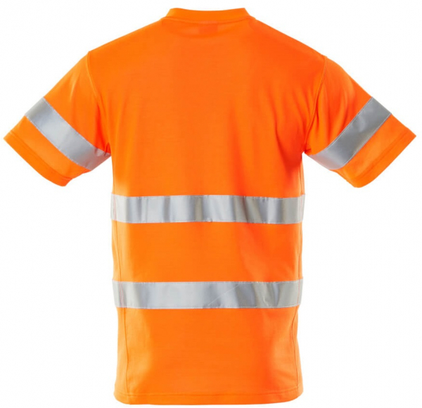 MASCOT-Workwear, Warnschutz-T-Shirt, SAFE CLASSIC, warnorange