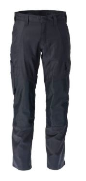 MASCOT® ACCELERATE Hose mit Knietaschen, cotton+, Schwarzblau