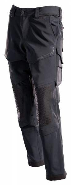 MASCOT- Hose mit Knietaschen, Ultimate Stretch, CUSTOMIZED, 316 g/m², schwarz