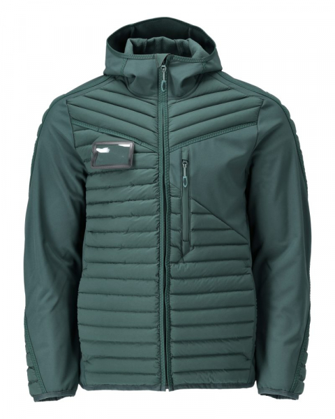 MASCOT- Jacke mit Kapuze, CUSTOMIZED, 130 g/m², waldgrün