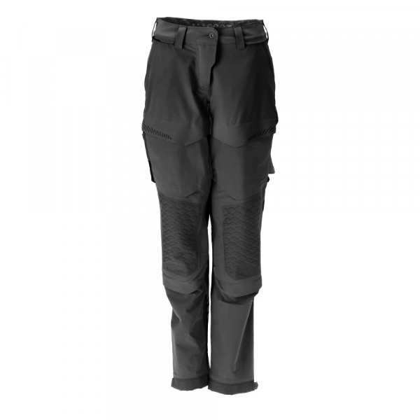 MASCOT- Damen-Hose mit Knietaschen, Diamond, Ultimate Stretch, CUSTOMIZED, 180 g/m², schwarz