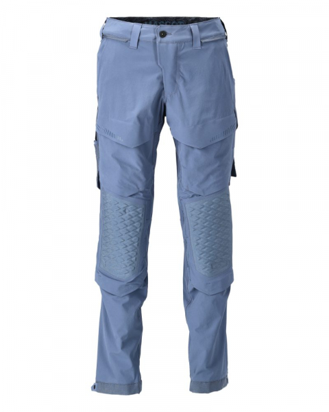 MASCOT- Hose mit Knietaschen, Ultimate Stretch, CUSTOMIZED, 180 g/m², steinblau