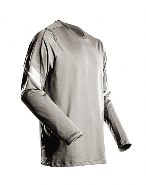 MASCOT- Langarmshirt, CUSTOMIZED, 210 g/m², silbergrau