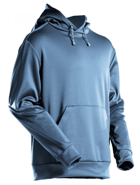 MASCOT- Fleece Kapuzensweatshirt, CUSTOMIZED, 360 g/m², steinblau