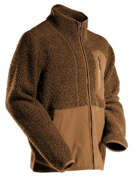 MASCOT- Faserpelz Jacke mit Reißverschluss, CUSTOMIZED, 460 g/m², nussbraun