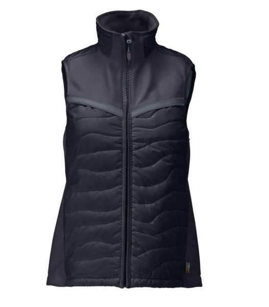 MASCOT- Damen-Thermoweste, Climascot, CUSTOMIZED, 260 g/m², schwarzblau