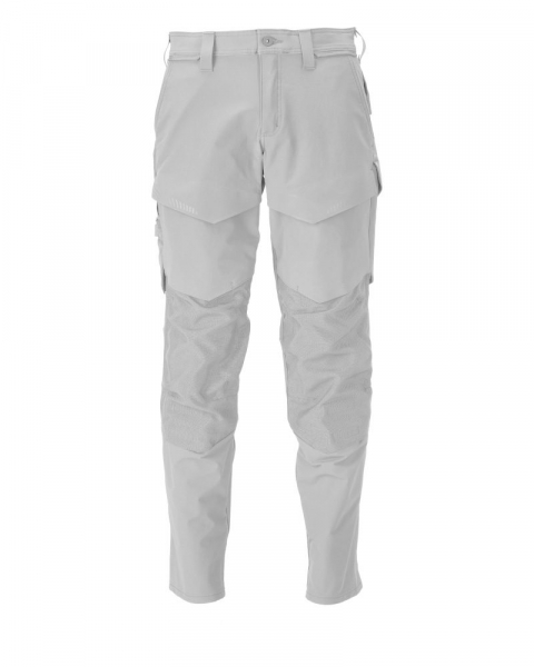 MASCOT- Damen- Hose mit Knietaschen, Diamond, Ultimate Stretch, CUSTOMIZED, 235 g/m², weiss