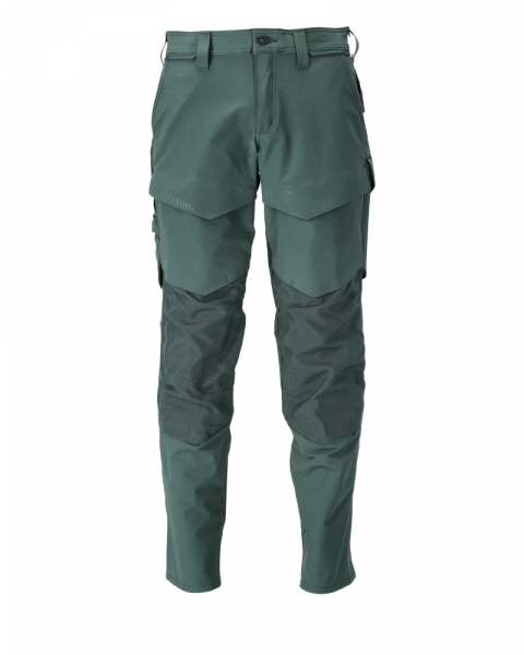 MASCOT-Bundhose mit Knietaschen Ultimate Stretch, CUSTOMIZED, 235 g/m², waldgrün