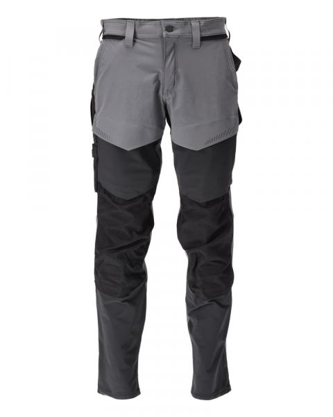MASCOT-Bundhose mit Knietaschen Ultimate Stretch, CUSTOMIZED, 235 g/m², anthrazitgrau/ schwarz