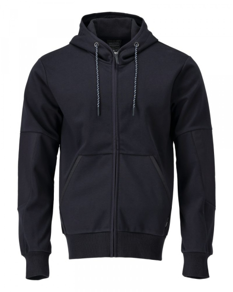 MASCOT- Kapuzensweatshirt mit Reißverschluss, CUSTOMIZED, 320 g/m², schwarzblau