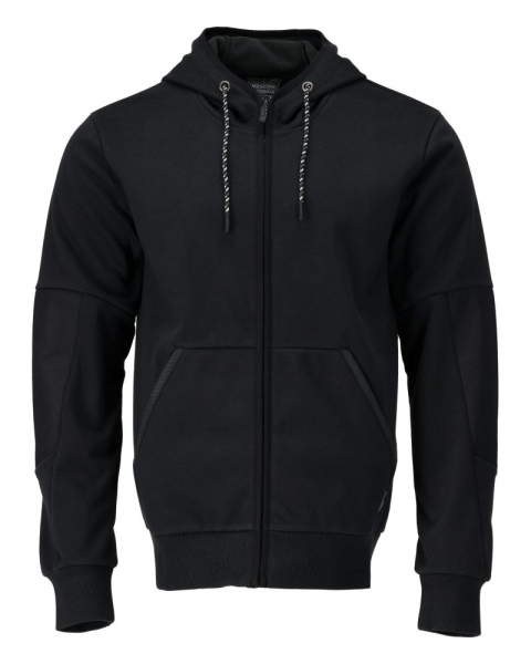 MASCOT- Kapuzensweatshirt mit Reißverschluss, CUSTOMIZED, 320 g/m², schwarz
