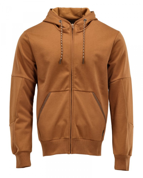 MASCOT- Kapuzensweatshirt mit Reißverschluss, CUSTOMIZED, 320 g/m², nussbraun