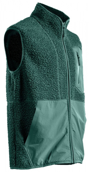MASCOT- Weste, Faserpelz mit Reißverschluss, CUSTOMIZED, 460 g/m², waldgrün