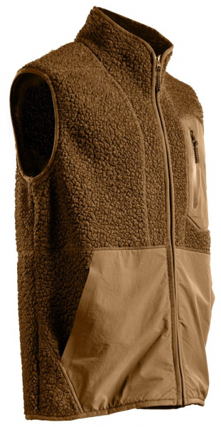 MASCOT- Weste, Faserpelz mit Reißverschluss, CUSTOMIZED, 460 g/m², nussbraun