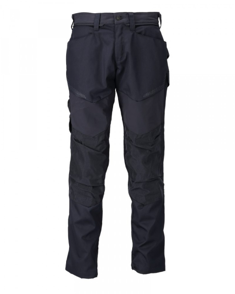 MASCOT- Hose mit Knietaschen, Cordura, CUSTOMIZED, 205 g/m², schwarzblau