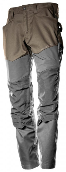 MASCOT- Hose mit Knietaschen, Cordura, CUSTOMIZED, 205 g/m², dunkel- sandbeige/ anthrazitgrau