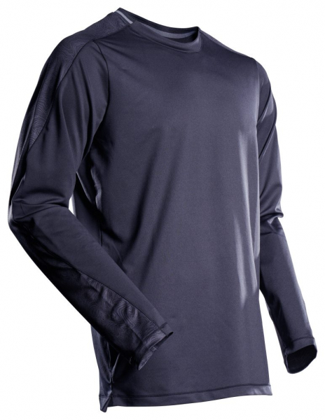 MASCOT- Langarmshirt, CUSTOMIZED, 210 g/m², schwarzblau