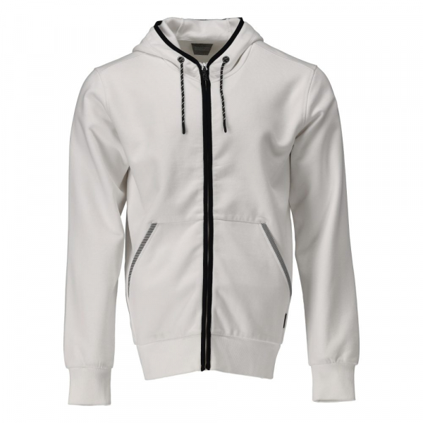 MASCOT- Kapuzensweatshirt mit Reißverschluss, CUSTOMIZED, 450 g/m², weiss