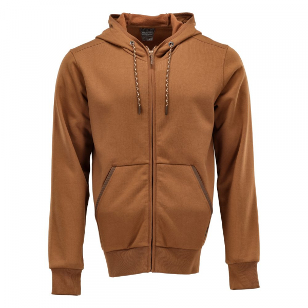 MASCOT- Kapuzensweatshirt mit Reißverschluss, CUSTOMIZED, 450 g/m², nussbraun