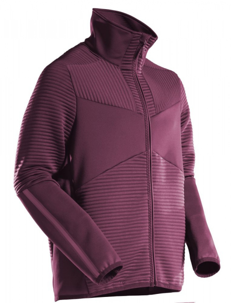 MASCOT-Fleece Pullover mit Reißverschluss, CUSTOMIZED, 265 g/m², bordeaux