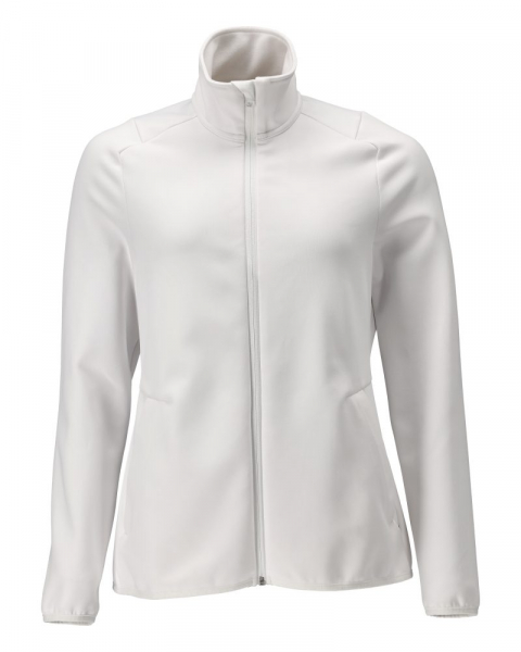 MASCOT- Damen- Fleecepullover mit Reißverschluss, CUSTOMIZED, 360 g/m², weiss