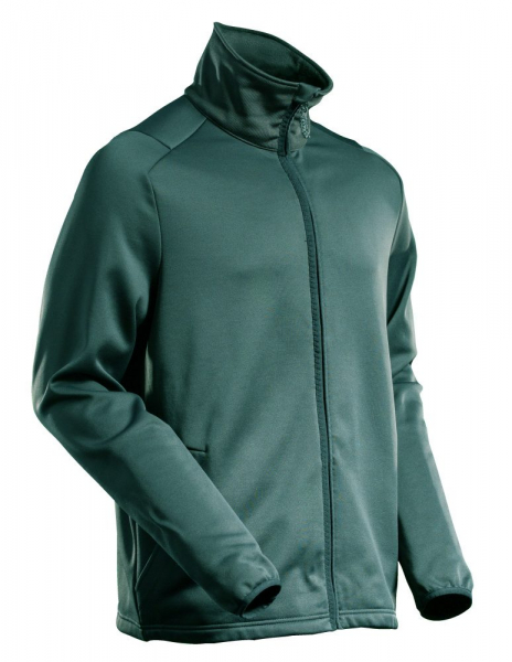 MASCOT- Fleecepullover mit Reißverschluss, CUSTOMIZED, 360 g/m², waldgrün