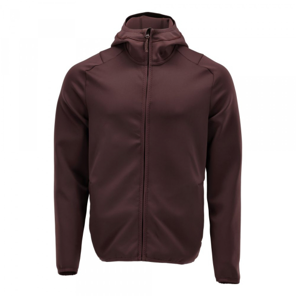 MASCOT-Fleecepullover mit Reißverschluss und Kapuze, CUSTOMIZED, 360 g/m², bordeaux