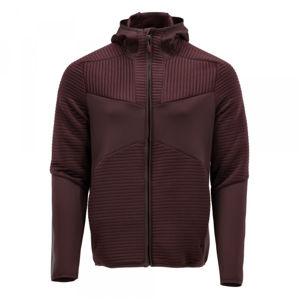 MASCOT-Fleece Kapuzensweatshirt mit Reißverschluss und Kapuze, CUSTOMIZED, 265 g/m², bordeaux