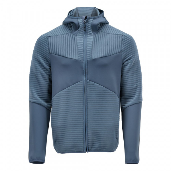 MASCOT-Fleece Kapuzensweatshirt mit Reißverschluss und Kapuze, CUSTOMIZED, 265 g/m², steinblau