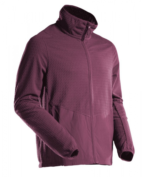MASCOT- Microfleece Pullover mit Reißverschluss, CUSTOMIZED, 220 g/m², bordeaux