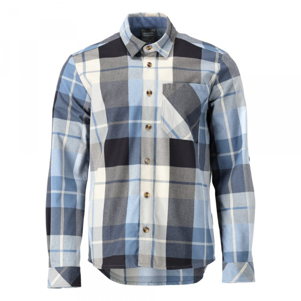 MASCOT- Hemd aus Flanell, CUSTOMIZED, 270 g/m², schwarzblau-kariert