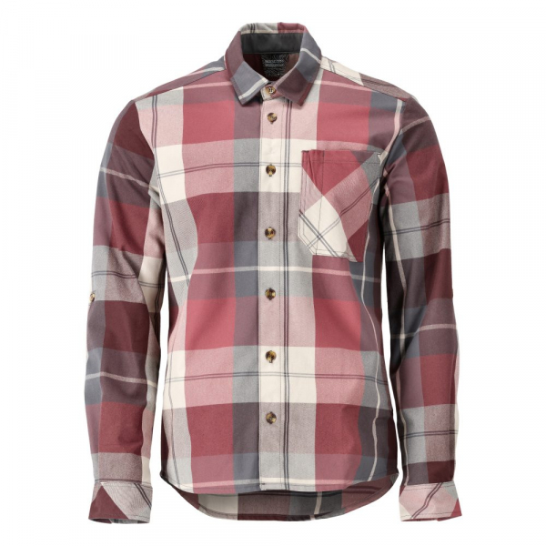 MASCOT- Hemd aus Flanell, CUSTOMIZED, 270 g/m², bordeaux- kariert