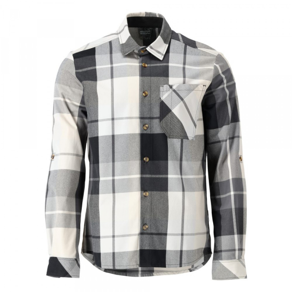 MASCOT- Hemd aus Flanell, CUSTOMIZED, 270 g/m², anthrazitgrau- kariert