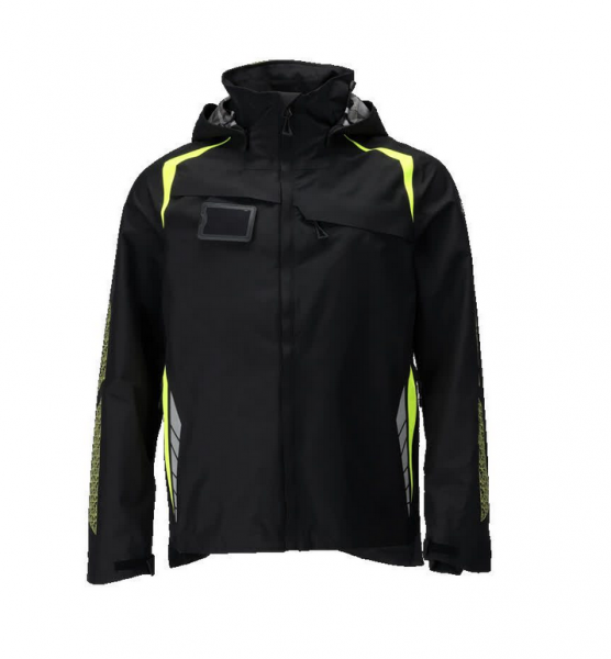 MASCOT- Hard Shell Jacke, ACCELERATE, 210 g/m², schwarz/gelb