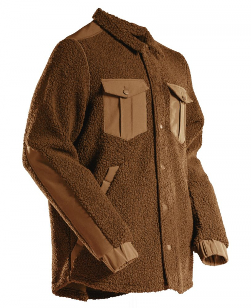 MASCOT- Hemd, Faserpelz, CUSTOMIZED, 460 g/m², nussbraun