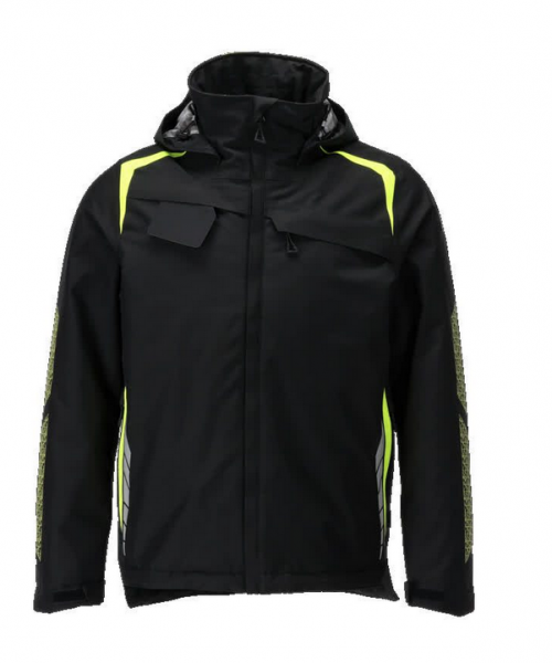 MASCOT- Winterjacke, ACCELERATE, 210 g/m², schwarz/gelb