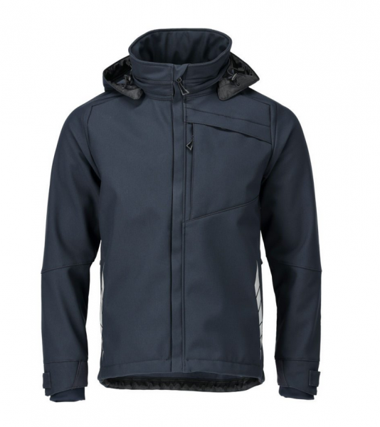 MASCOT- Soft Shell Jacke, Blackpool, 360 g/m², schwarzblau