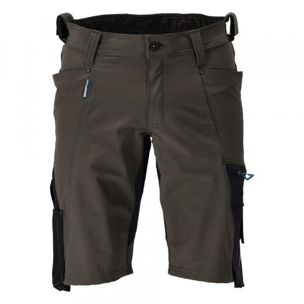 MASCOT- Shorts. Ultimate Stretch, ADVANCED, 235 g/m², dunkelanthrazit/ schwarz