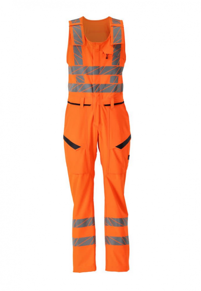 MASCOT- Kombihose mit Schenkeltaschen, ACCELERATE SAFE, wasserabweisend, 205 g/m², orange