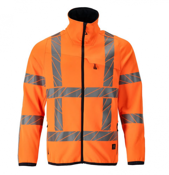 MASCOT- Fleecepullover mit Reißverschluss, ACCELERATE SAFE, 260 g/m², orange