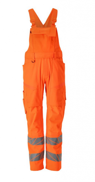 MASCOT- Latzhose mit Knietaschen, ACCELERATE SAFE, 215 g/m², orange
