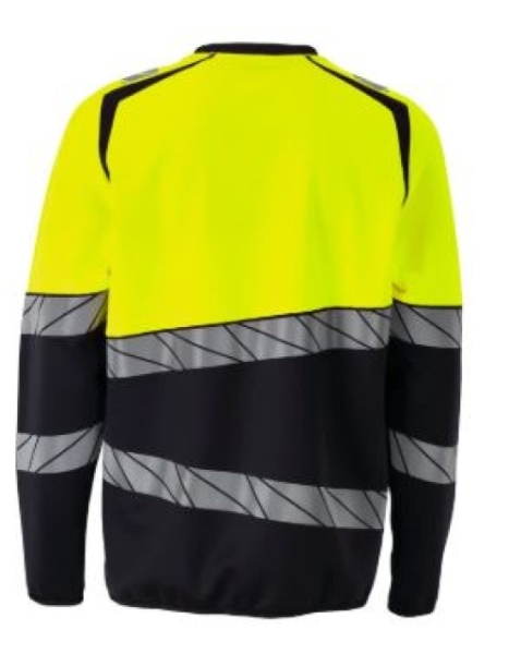 MASCOT® ACCELERATE SAFE Sweatshirt Premiun, Schwarzblau/Gelb