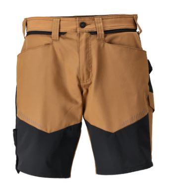 MASCOT® CUSTOMIZED Shorts, Nussbraun/Schwarz