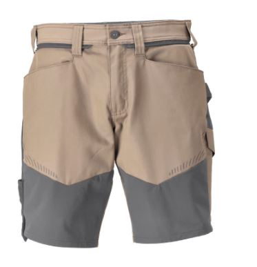 MASCOT® CUSTOMIZED Shorts, Sandbeige/Anthrazitgrau