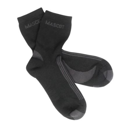 MASCOT® Asmara, Socken, Schwarz/Dunkelanthrazit