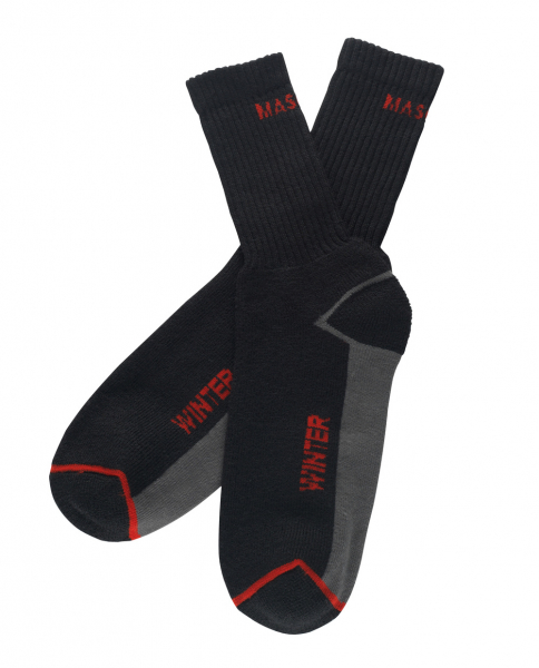 MASCOT-Workwear, Wintersocken, Kisumu, 3er Pack, 80 g/m², schwarz