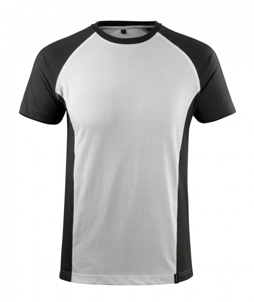 MASCOT-Worker-Shirts, T-Shirt, Potsdam, 195 g/m², weiß/dunkelanthrazit