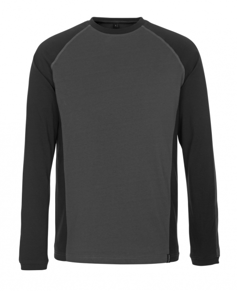 MASCOT-Worker-Shirts, T-Shirt, Bielefeld, 195 g/m², dunkelanthrazit/schwarz